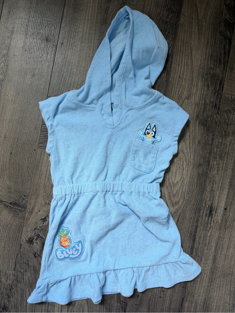 Bluey Girls Hooded Swim Cover Up